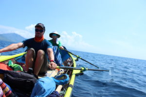 Whaleboat C23 adventure rowboat island hopping in Indonesia